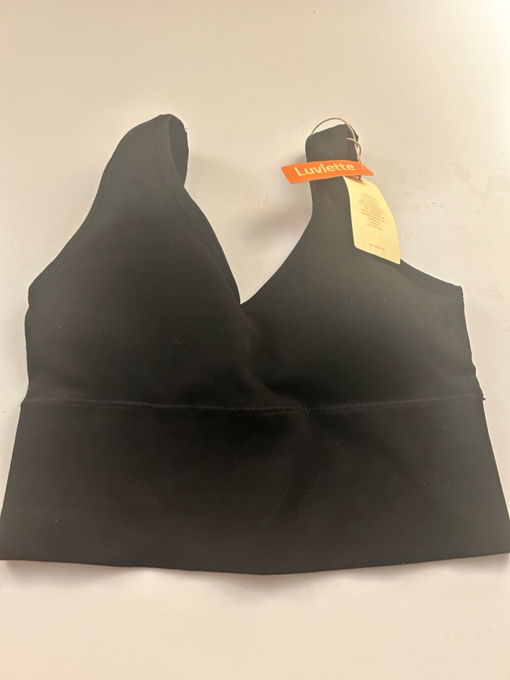 Luvlette Black Seamless Comfort Bra